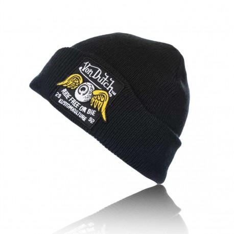Bonnet homme Von Dutch Patch Noir