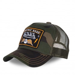 Casquette homme Von Dutch Square Flying Eye Camouflage