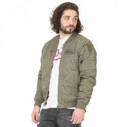 Veste Bombers Homme Von Dutch NewBom Vert Kaki