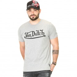 T-shirt Homme Von Dutch Best Gris