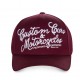 Casquette baseball homme Von Dutch Bor Rouge