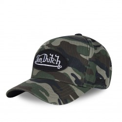 Casquette baseball homme Von Dutch Used Camouflage