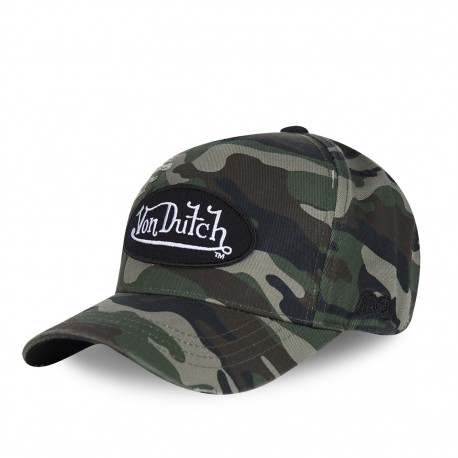 Casquette baseball homme Von Dutch Used Camouflage