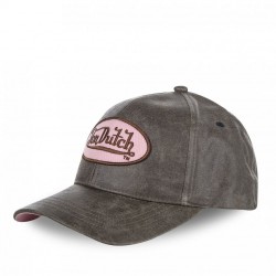 Casquette baseball femme Von Dutch Vicky Marron