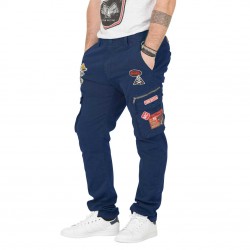 Pantalon Toile Homme VONDUTCH Run Navy