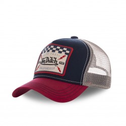 Casquette baseball homme VONDUTCH filet Square Bleu Marine