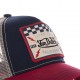 Casquette baseball homme VONDUTCH filet Square Bleu Marine