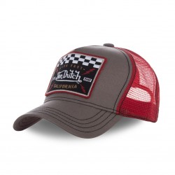 Casquette baseball homme VONDUTCH filet Square Beige