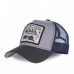 Casquette baseball homme Von Dutch Square Flying Eye Bleu
