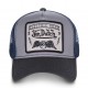 Casquette baseball homme Von Dutch Square Flying Eye Bleu