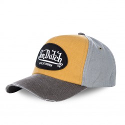 Casquette baseball homme Von Dutch Jack Orange