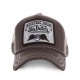 Casquette homme Von Dutch Square Flying Eye Marron