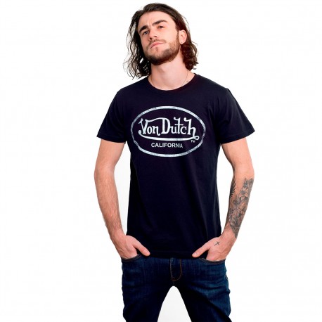 T-shirt Von Dutch homme Aaron A Noir