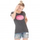 T-shirt Von Dutch femme Aarona Anthracite Used