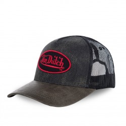 Casquette baseball homme filet Von Dutch Rob Gris