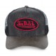 Casquette baseball homme filet Von Dutch Rob Gris