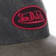 Casquette baseball homme filet Von Dutch Rob Gris
