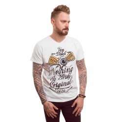 T-shirt homme Von Dutch Eyes Blanc
