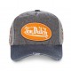 Casquette Baseball Homme Von Dutch JackGmo Gris Logo Orange