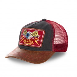 Casquette Trucker Homme Von Dutch Flying Eye Bordeaux