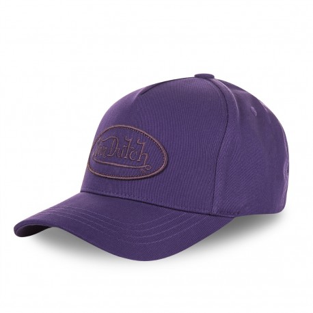 Casquette baseball femme, coton, VON DUTCH RB Violet