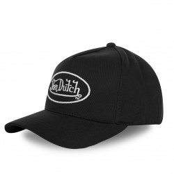 Casquette Baseball homme, VON DUTCH PETER Noir Logo Noir