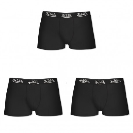 Lot de 3 boxers Noirs Homme en Coton - VD/W/1/BCX3A