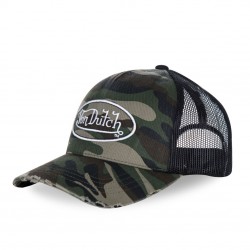 Casquette baseball homme Von Dutch Camouflage avec filet