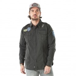 Chemise homme Army Anthracite