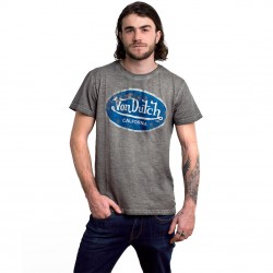 T-shirt Von Dutch homme Aaron D Gris