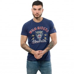 T-shirt homme Von Dutch Cambria Bleu Marine