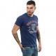 T-shirt homme Von Dutch Cambria Bleu Marine