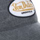 Casquette baseball homme Von Dutch Originals filet Gris