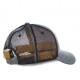 Casquette baseball homme Von Dutch Originals filet Gris
