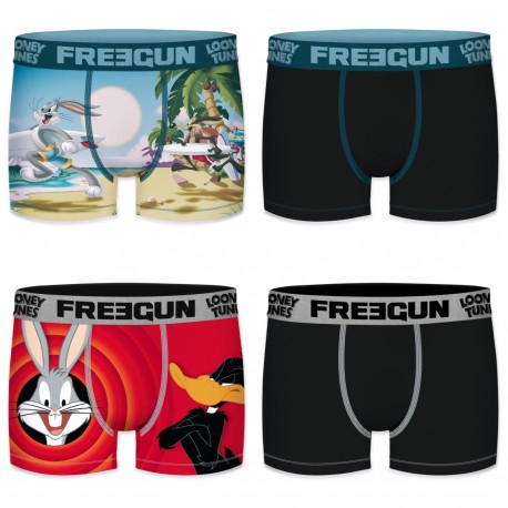 Lot de 4 boxers garçon Looney Tunes  G2