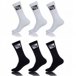 Lot de 6 paires de Tennis garçon Noir et Blanc