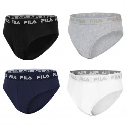 Lot de 4 slips coton homme Fila FU5003