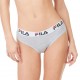 Lot de 3 Slips coton femme Fila FU6043 Gris, Noir et Blanc