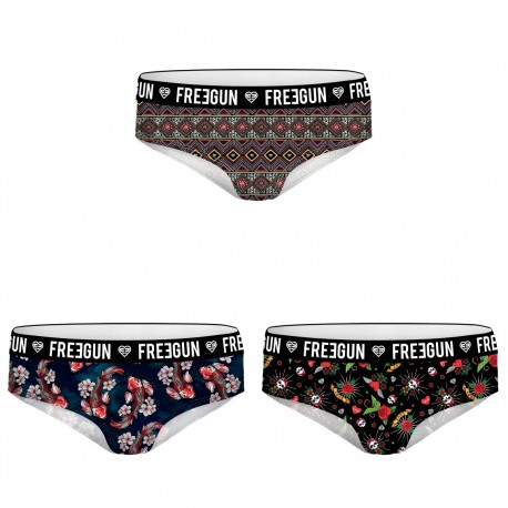 Lot de 3 boxers femme Exotic