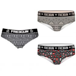 Lot de 3 boxers fille Rock & Roll