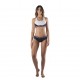 Lot de 3 Boxers Femme en Polyamide Découpe laser