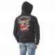 Sweat à capuche homme Ed Hardy Rebel Strass Noir