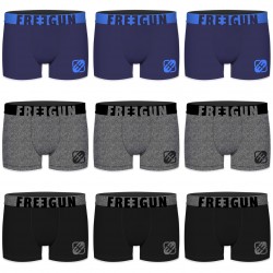 Boxers homme microfibre PackX8 Freegun E4