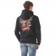 Sweat à capuche homme Ed Hardy Rebel Strass Noir