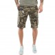 Bermuda homme Von Dutch Camouflage avec patchs brodés