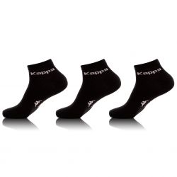 Lot de 3 paires de chaussettes Homme Tiges courtes Kappa Noir