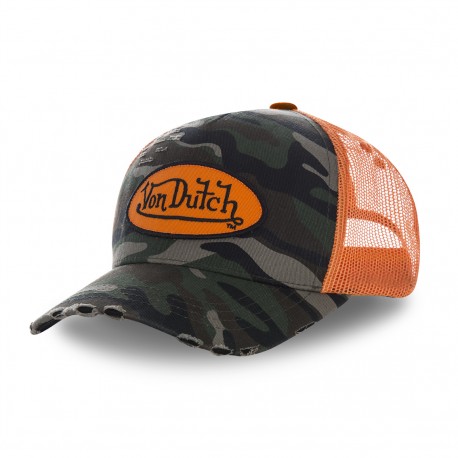 Casquette baseball homme Von Dutch Originals filet Gris - Clothing