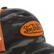 Casquette baseball homme Von Dutch Camouflage filet Orange
