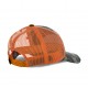 Casquette baseball homme Von Dutch Camouflage filet Orange