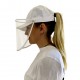 Casquette avec ecran de protection PVC